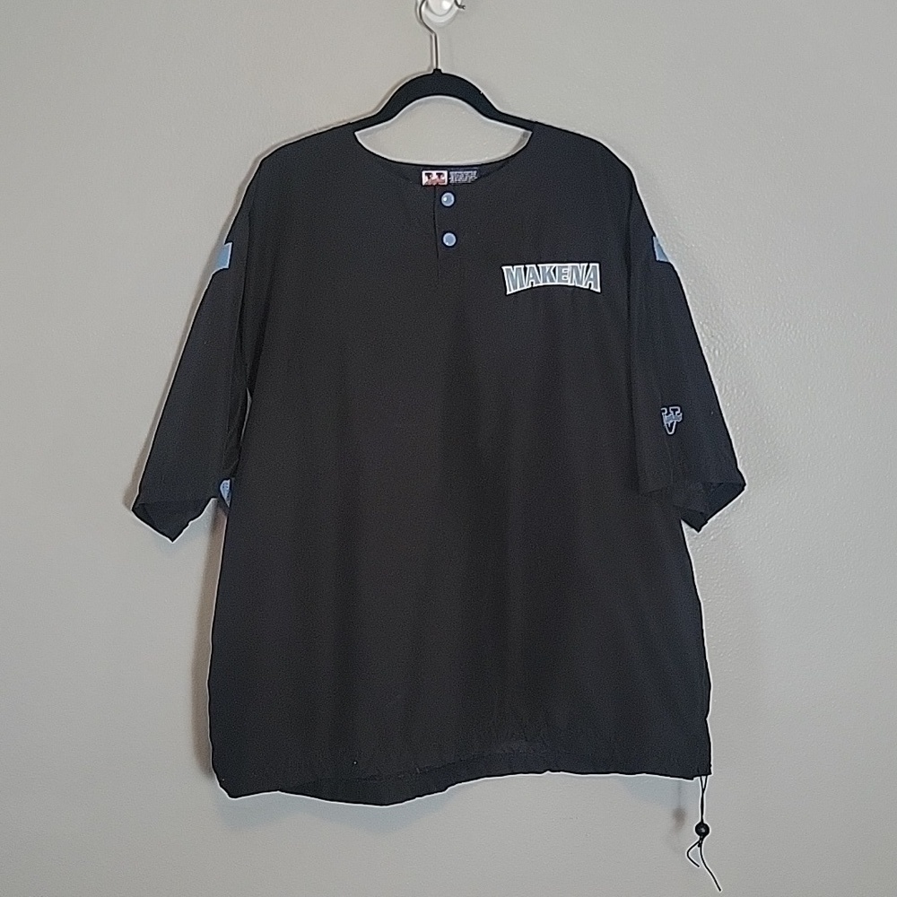 Custom quarter button baseball batting practice jacket